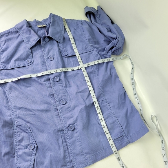 J. Jill 100% Cotton Button Up Jacket Sz XL - Picture 7 of 8